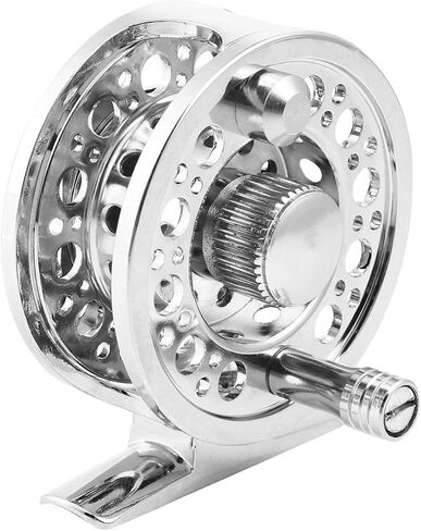 Metal Fly Fishing Reel Full Metal Design Left/Right Hand Interchangeable Lightweight Fishing Gear for Anglers in Kuwait