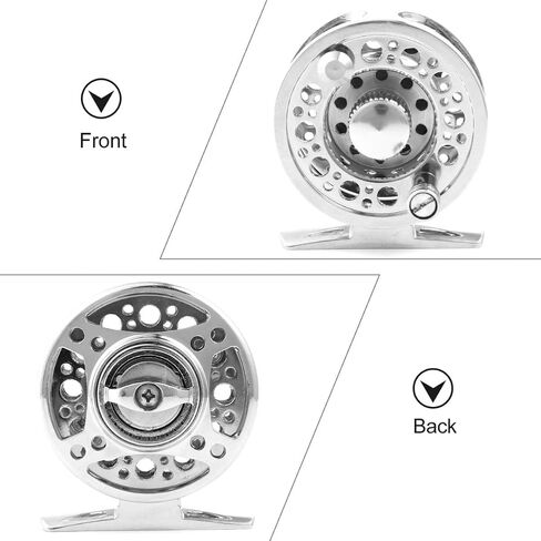 Metal Fly Fishing Reel Full Metal Design Left/Right Hand Interchangeable Lightweight Fishing Gear for Anglers in Kuwait