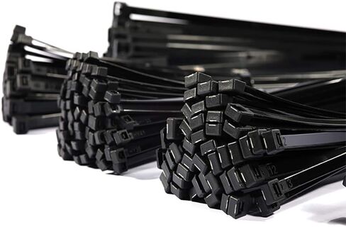 SYD CHEN 4 Inch White Zip Ties (1000 Pieces), 18lb Strength, Nylon Cable Wire Ties in Kuwait