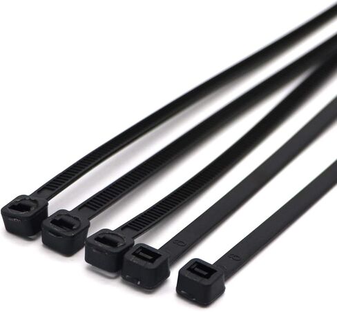 SYD CHEN 4 Inch White Zip Ties (1000 Pieces), 18lb Strength, Nylon Cable Wire Ties in Kuwait