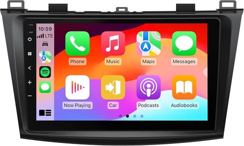 Eonon M3BLX7 Car Stereo Android 14 Receiver for Mazda 3 2010-2013,Wireless CarPlay & Android Auto Headunit, 9" Touchscreen GPS Navigation,Bluetooth,AM/FM,SWC, 3G+32G in Kuwait