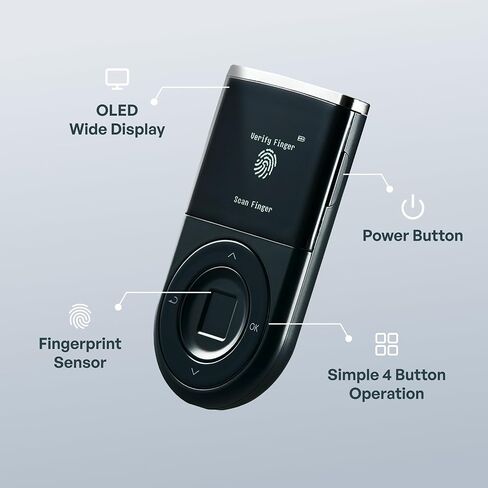 محفظة D'CENT البيومترية 2X Pack-Cryptocurrency Hardware Wallet-Bluetooth in Saudi Arabia