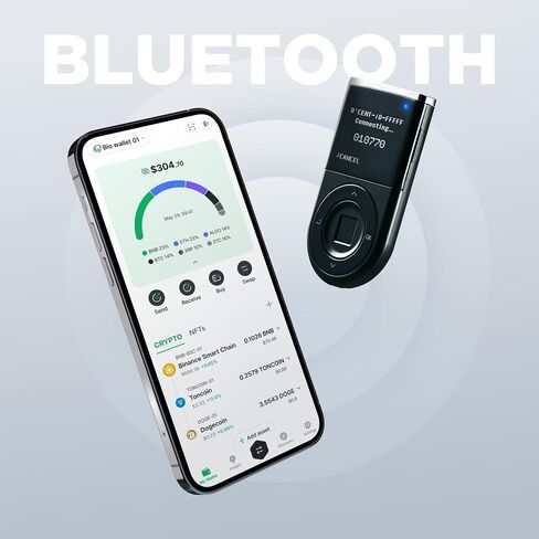 محفظة D'CENT البيومترية 2X Pack-Cryptocurrency Hardware Wallet-Bluetooth in Saudi Arabia