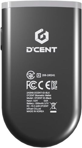 محفظة D'CENT البيومترية 2X Pack-Cryptocurrency Hardware Wallet-Bluetooth in Saudi Arabia