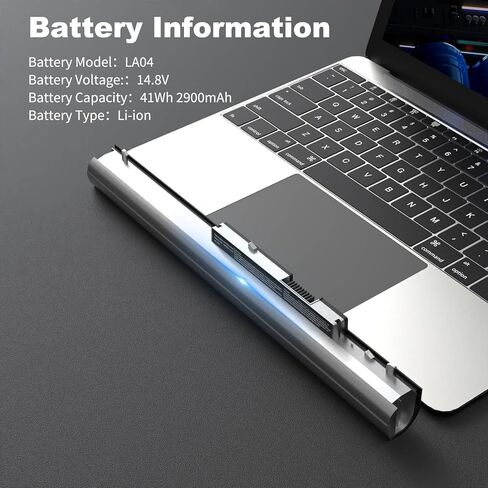 LA04 بطارية 776622-001 728460-001 752237-001 استبدال بطارية الكمبيوتر المحمول لـ HP Pavilion LA04DF 248 G1 15-F23WM 15-F272WM TPN-Q130 15-F211WM HSTNN-YB5M 15-N210DX HSTNN in Kuwait