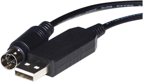 FT232RL USB إلى MINI DIN 4 PIN MD4 ADAPTER RS232 كابل الاتصال التسلسلي لـ TAK ~ HASHI TEMMA CONNECTION للكمبيوتر الشخصي (1.8M ، DB9-MINI DIN) in Kuwait