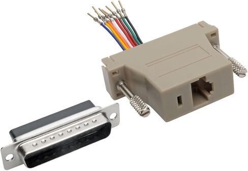 TRIPP LITE DB9 إلى RJ45 المحول التسلسلي Modular M/F RS-232 RS-422 RS-485 (P440-89FM) in Saudi Arabia