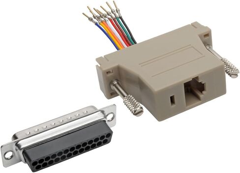 TRIPP LITE DB9 إلى RJ45 المحول التسلسلي Modular M/F RS-232 RS-422 RS-485 (P440-89FM) in Saudi Arabia