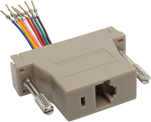TRIPP LITE DB9 إلى RJ45 المحول التسلسلي Modular M/F RS-232 RS-422 RS-485 (P440-89FM) in Saudi Arabia