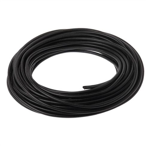 Panduit CLT100F-C20 Slit Wall Corrugated Loom Tubing, Black in Saudi Arabia