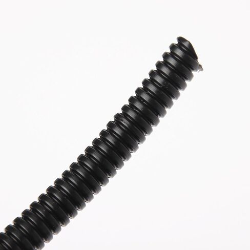 Panduit CLT100F-C20 Slit Wall Corrugated Loom Tubing, Black in Saudi Arabia