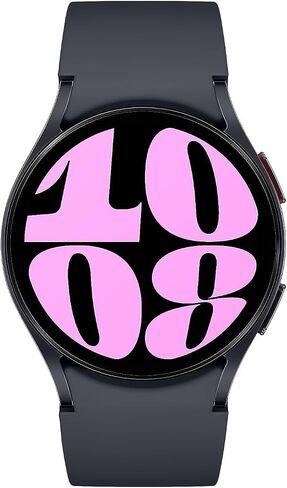 Samsung Galaxy Watch 6 44 ملم ساوقة ذكية من الألومنيوم مع تعقب اللياقة البدنية ، مراقبة القلب ، مستشعر BIA ، التدريب المتقدم للنوم ، البلوتوث - الجرافيت (متجدد) in Saudi Arabia