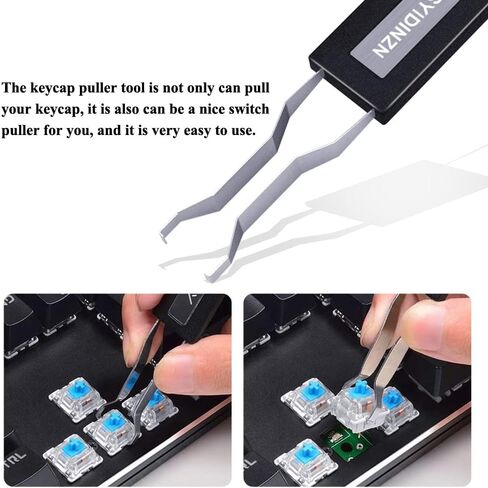 Keycap Puller Keycap Remover 3 In 1 Multifunctional Keycap Removal Tool with 1.5/2.5 Cross Head Screwdriver for Keyboard in Kuwait