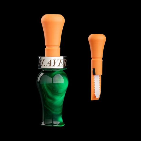 Dubar OG Double Reed Duck Call | Mallard Duck Call | برميل الاكريليك الخضراء in Kuwait