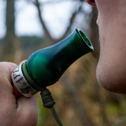 Dubar OG Double Reed Duck Call | Mallard Duck Call | برميل الاكريليك الخضراء in Kuwait