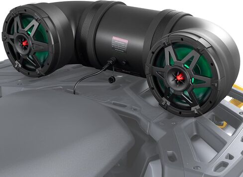 مكبر صوت Kemimoto ATV 8 بوصة 8 بوصة من شريط صوت ATV ATV مع أوضاع الضوء RGB ، مكبرات الصوت الكاملة 2x مكبرات الصوت 2x مكبرات الصوت المتوافقة مع Polaris Sportman Fourstrax Can Am Outlander in Saudi Arabia
