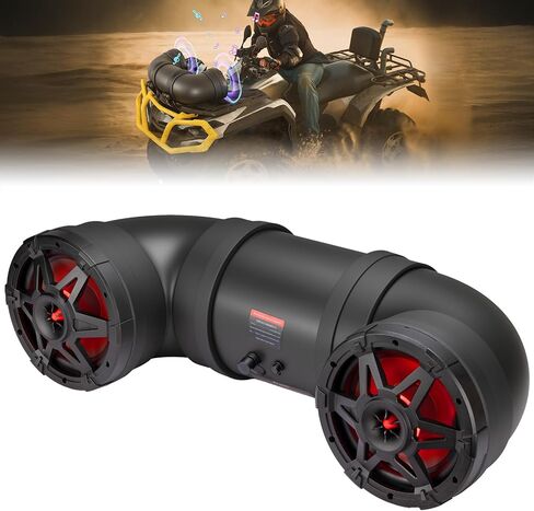 مكبر صوت Kemimoto ATV 8 بوصة 8 بوصة من شريط صوت ATV ATV مع أوضاع الضوء RGB ، مكبرات الصوت الكاملة 2x مكبرات الصوت 2x مكبرات الصوت المتوافقة مع Polaris Sportman Fourstrax Can Am Outlander in Saudi Arabia