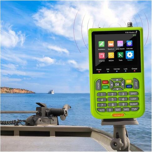 مكتشف الأقمار الصناعية الرقمية ، مكتشف Satellite Signal Meter Meter TV Satellite Meter مع 3.5 بوصة شاشة LCD H.264 Code Signal Meter Digital ، Matelite Meter in Kuwait