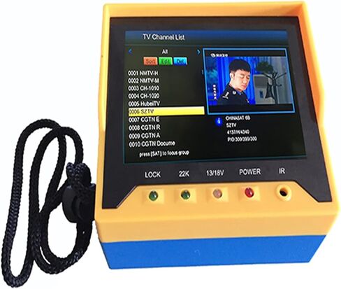 الباحث عن الأقمار الصناعية الرقمية ، KPT-356H 3.5 بوصة TFT LCD متعددة الوظائف (DVB-S/S2) مكتشف الأقمار الصناعية الرقمية 6933 V8 Finder2 ، Matelite Finder Meter in Kuwait