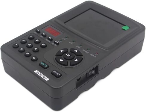 مكتشف الأقمار الصناعية الرقمية ، عداد الأقمار الصناعية الرقمية SAT SATER DVB-S FTA C & KU BAND MPEG-2 STALLITE SANDER EPG AV 3.5inch LCD Display ، MATELITE METER in Kuwait