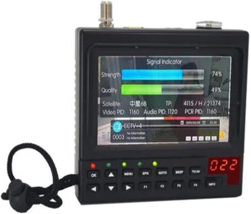 Finder Digital Satellite ، KPT-268AH DVB-S2 Satfinder HD Digital TVELITE TVEVER METER MPEG-4 DVB-S2 SAT Finder VS V8 Finder 2 ، Matelite Meter in Kuwait