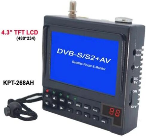 Finder Digital Satellite ، KPT-268AH DVB-S2 Satfinder HD Digital TVELITE TVEVER METER MPEG-4 DVB-S2 SAT Finder VS V8 Finder 2 ، Matelite Meter in Kuwait