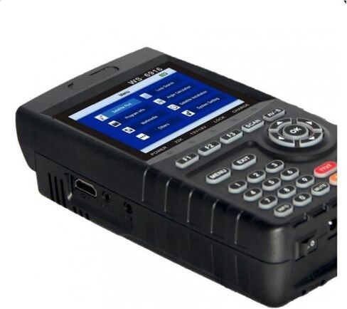الباحث عن الأقمار الصناعية الرقمية ، Satfinder DVB S2 DVB-S2 Digital Satellite Meter MPEG-2/MPEG-4 WS 6916 Full HD H.264 مع بطارية الأسد ، مكتشف الأقمار الصناعية in Kuwait