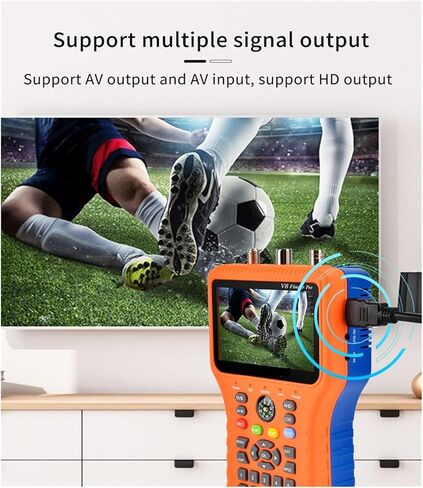 مكتشف الأقمار الصناعية الرقمية ، V8Finder Meter Pro Satellite Simplite S2X/S2/S/T2/T/C Auto Auto Agulate of AZ ، EL Support ACM Combo Satfinder ، Matelite Finder Meter in Kuwait