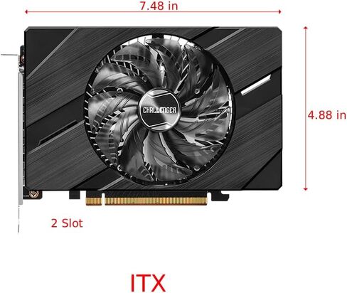اسروك بطاقة رسومات انتل ارك 3 A380 تشالنجر ITX 6GB GDDR6 OC الكيميست in Saudi Arabia