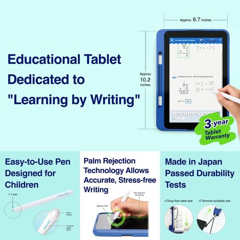 Dedicated Learning Tablet | Personalized Independent Study, Access All K–5 Lessons Math & ELA | No Browser, Games or Ads | 10.1" Display, Pen & Cover(Green) | Subscription Required in Saudi Arabia