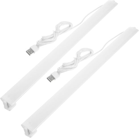 Popetpop 2pcs محمولة مصباح مكتب LED محمول شرائط القراءة الحديثة مصباح LED USB للرعاية للدراسة مواقف الموسيقى in Saudi Arabia