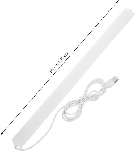 Popetpop 2pcs محمولة مصباح مكتب LED محمول شرائط القراءة الحديثة مصباح LED USB للرعاية للدراسة مواقف الموسيقى in Saudi Arabia