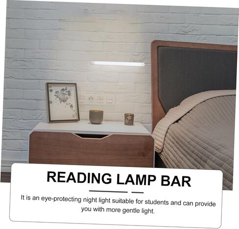 Popetpop 2pcs محمولة مصباح مكتب LED محمول شرائط القراءة الحديثة مصباح LED USB للرعاية للدراسة مواقف الموسيقى in Saudi Arabia