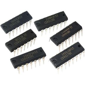 10pcs CD4001BE CD4011BE CD4012BE CD4013BE CD4016BE CD4024BE CD4025BE CD4030BE in Saudi Arabia