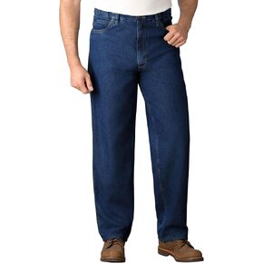 Kingsize Men's Big & Tall Expandable Waist Relaxed Fit Jeans in Kuwait