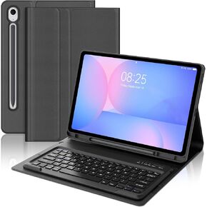 Keyboard Case for Samsung Galaxy Tab S10 FE+ Plus 13.1'' 2025, Detachable Galaxy Tablet S10FE+ Case with Keyboard 13.1inch, Protective Cover with S Pen Holder for Samsung Tab S10FE Plus Keypad, Black in Kuwait