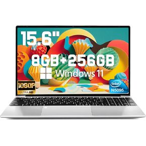 2025 أحدث 15.6 '' الكمبيوتر المحمول متوافق مع Windows 11 ، عرض FHD IPS ، ذاكرة الوصول العشوائي بسعة 8 جيجا بايت SSD ، معالج intel quad-core (Max 2.9 جيجا هرتز) ، لوحة مفاتيح الإضاءة الخلفية ، بصمات الأصابع ، WiFi5 ، BT5 ، Mini-HDMI ، TF Card Slot in Saudi Arabia