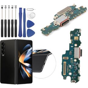 موصل Dock لـ Samsung Galaxy Z Fold4 Port Flex Cable استبدال Samsung Z Fold 4G F936U USB Dock Dock Connector مع أدوات (أسود) in Saudi Arabia