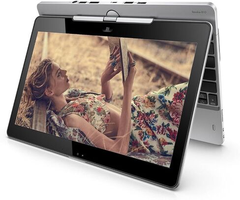 2018 Newest HP EliteBook Revolve 810 G3 Laptop PC 11.6" HD LED-Backlit Touchscreen Intel i5-5200U Processor 8GB RAM 128GB SSD Spill-Resistant Backbit-Keyboard 802.11ac Webcam Windows 10 Pro-Silver in Saudi Arabia