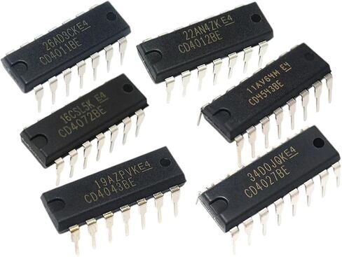 10pcs CD4001BE CD4011BE CD4012BE CD4013BE CD4016BE CD4024BE CD4025BE CD4030BE in Saudi Arabia