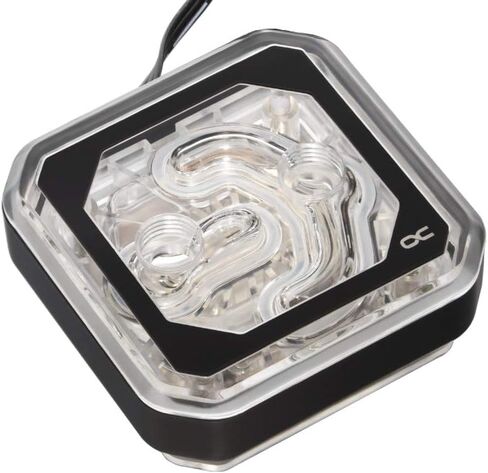 Alphacool Eisblock XPX Aurora CPU Water Block with Thermal Grizzly KryoSheet (33x33mm) for AMD AM5 CPU Bundle, Black/Plexi in Saudi Arabia