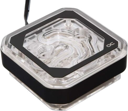 Alphacool Eisblock XPX Aurora CPU Water Block with Thermal Grizzly KryoSheet (33x33mm) for AMD AM5 CPU Bundle, Black/Plexi in Saudi Arabia