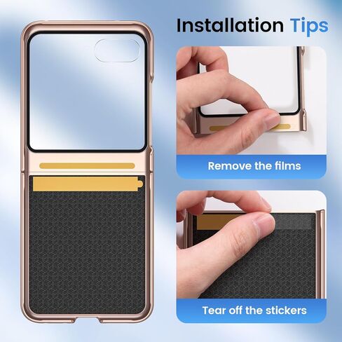 Ruky for Motorola Razr 2024/2025 Case [غير مناسب جدًا أو زائد] ، مع حامي الشاشة المدمج ، يدعم حالة الشحن اللاسلكي Slim Razr 2024 ، حالة الهاتف الصلب الرفيع لـ Moto Razr 2025 ، Black in Kuwait