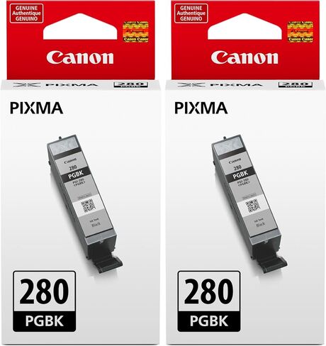 Canon PGI-280 Genuine Pigment Black Ink Tank, Compatible with TR8520, TS9120,TS8120, TS6120, TS9521C/a, TS9520/a, TS8220, TS6220, TS8320, TS6320, TS702/a, and TR8620/a Series Printers in Kuwait