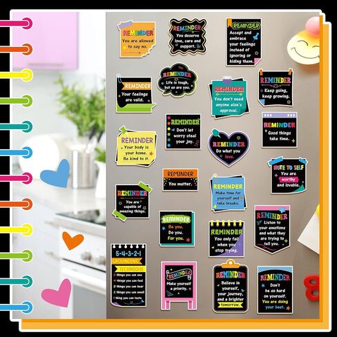 300 PCS ملصقات الصحة العقلية ديكور إيجابي ديكور التأكيد ملهمة تحفيزية تشجيع العناية بالاقتباس الشارات لطلاب زجاجة ماء الكمبيوتر المحمول المراهقين للموظفين (السبورة) in Saudi Arabia