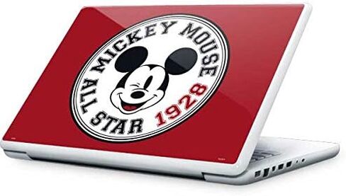 Skinit Skinit Laptop Skin متوافق مع MacBook 13 بوصة - ديزني ميكي ماوس مرخص رسميًا. in Saudi Arabia