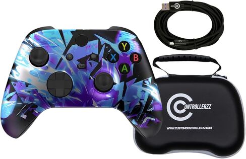 حزمة وحدة تحكم Graffiti Controlerzz مخصصة-تتضمن Graffiti Custom Wireless Controller لسلسلة Xbox Series X/S و Xbox One و PC و Cable USB-C و Universal Cable و Universal Cable in Saudi Arabia