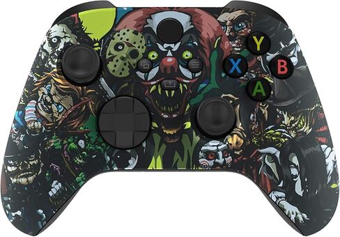 Custom Controllerzz Scary Party Controller Bundle – Includes Scary Party Custom Wireless Controller for Xbox Series X/S, Xbox One, PC & Braided USB-C Cable & Universal Protective Case in Kuwait
