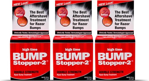 High Time Bump Stopper-2 0.5 Ounce Double Strength Treatment (14ml) (2 Pack) in Saudi Arabia