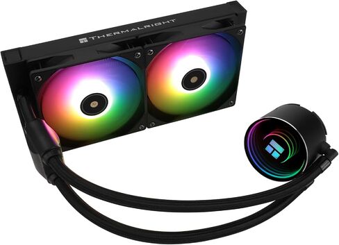 Thermalright Frozen Notte 240 Black ARGB Water Cooling CPU Cooler, 240 Black CPU Cooler Specifications, Double PWM Fans, S-FDB V2 Bearings, Suitable for AMD/AM4 AM5,Intel LGA 1700/1150/1151/1200/2011 in Saudi Arabia